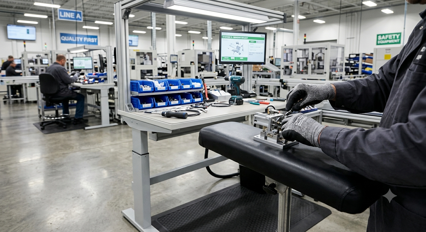 Prévention de maladie professionnel dans une usine française